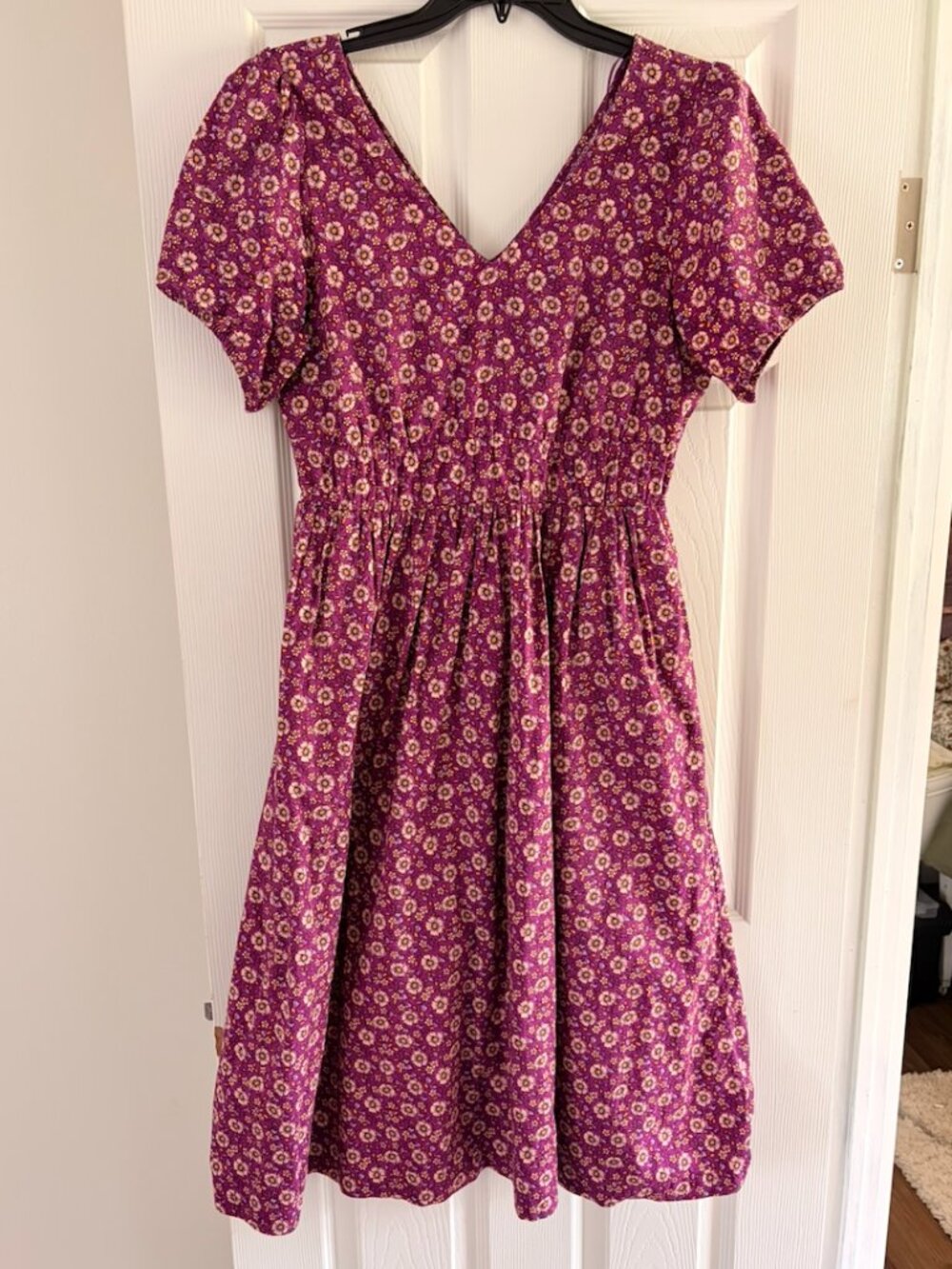 J Crew Floral Midi Dress